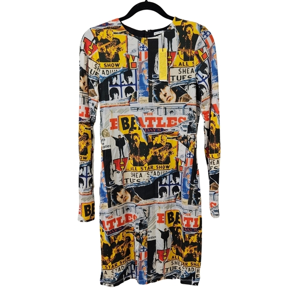 Alice + Olivia Dresses & Skirts - Alice + Olivia The Beatles Delora Mini Dress All Star Show 10 Long Sleeve NWT